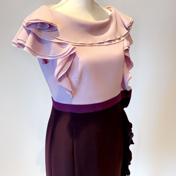 Lavender and Plum Dress - Picture 2 of 6